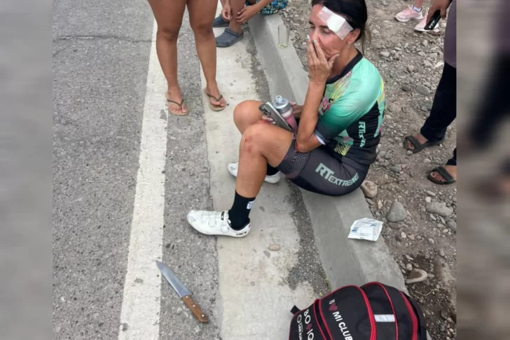 La mamá de una ciclista sanjuanina fue víctima de un violento robo: la amenazaron con un cuchillo para sacarle la bicicleta