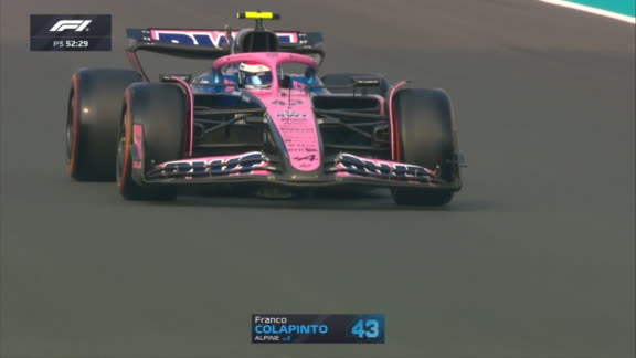 Franco Colapinto terminó 19° en la última práctica libre del GP de Abu Dhabi