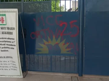 Escándalo en un festejo frustrado de egresados sanjuaninos: grafiti provocativo, sanciones y pedidos de disculpas ignorados