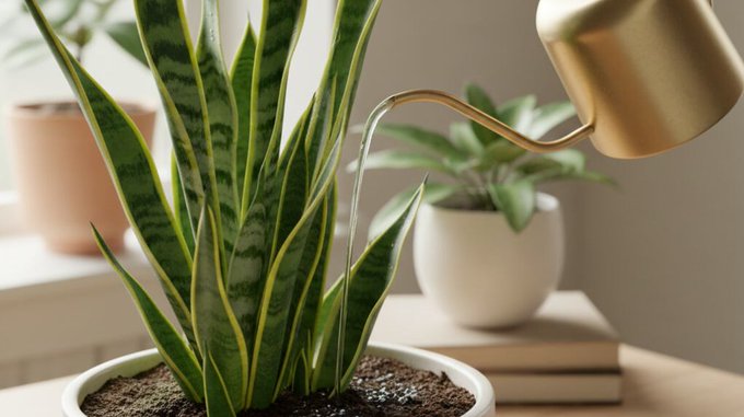 Regar la lengua de suegra: cada cuánto hay que hacerlo en verano Regar la lengua de suegra: cada cuánto hay que hacerlo en verano