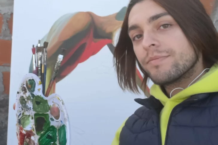 Talento, identidad y constancia: quién es Burka, el joven oriundo de Chimbas que ganó el Premio Franklin Rawson a las Artes Visuales