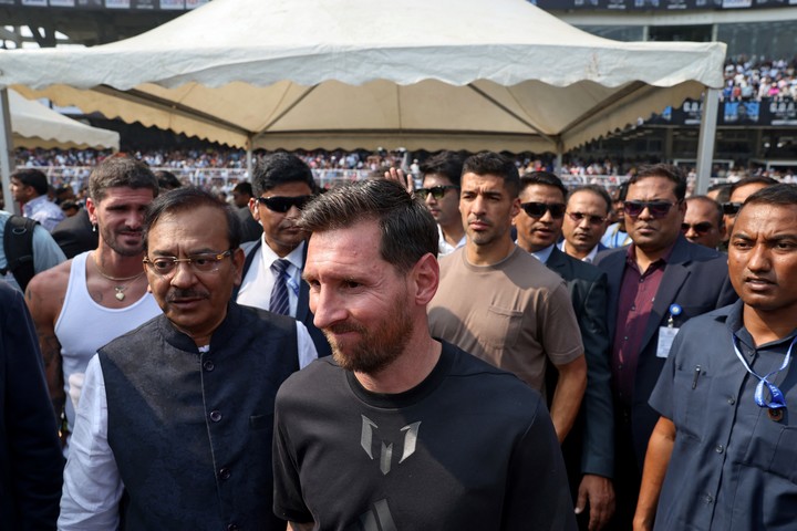 Caos y disturbios en la visita de Messi a India: detuvieron al organizador Caos y disturbios en la visita de Messi a India: detuvieron al organizador