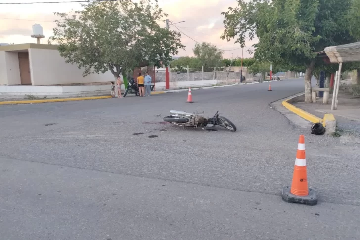 Se conocieron detalles del choque entre dos motos en Ullum: el estado de salud de los conductores