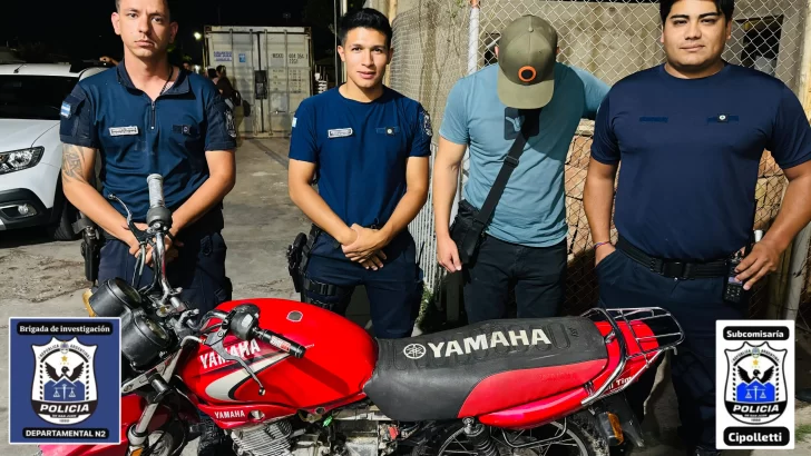 Le robaron la moto y la vio publicada en redes sociales: la Policía la recuperó en Chimbas Le robaron la moto y la vio publicada en redes sociales: la Policía la recuperó en Chimbas