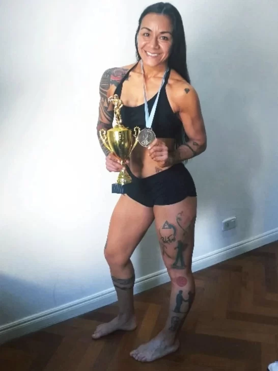 La sanjuanina Cecilia Román estará en la Copa de  Campeones de fisicoculturismo y fitness