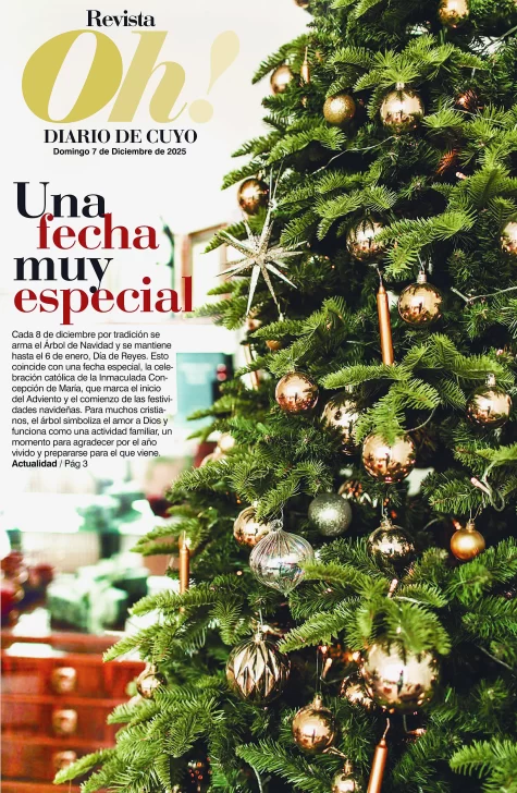 TAPA REVISTA OH!   7 de diciembre 2025