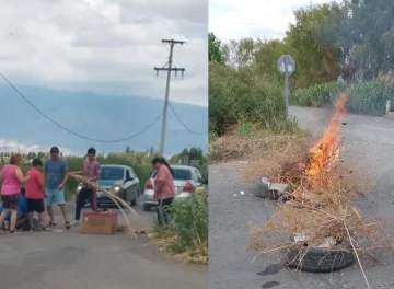 Corte de calle y reclamo en el Médano de Oro: vecinos denuncian que llevan cuatro días sin agua Corte de calle y reclamo en el Médano de Oro: vecinos denuncian que llevan cuatro días sin agua