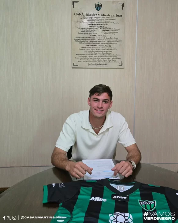Dos nuevos refuerzos para San Martín: llegan Lucas Verón y Sebastián Díaz Robles Dos nuevos refuerzos para San Martín: llegan Lucas Verón y Sebastián Díaz Robles