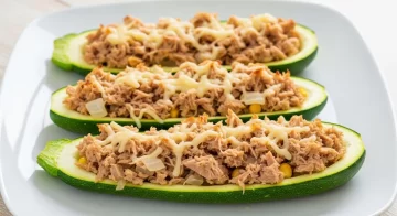 Receta de calabacines con atún, rápida y fácil Receta de calabacines con atún, rápida y fácil
