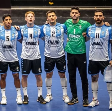 Argentina campeón del Sur-Centro de handball venciendo a Brasil Argentina campeón del Sur-Centro de handball venciendo a Brasil