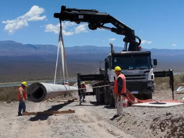 Avance en San Juan de una importante obra para la infraestructura energética Avance en San Juan de una importante obra para la infraestructura energética
