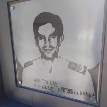 Indignación por la vandalización de un homenaje a un sanjuanino del ARA San Juan Indignación por la vandalización de un homenaje a un sanjuanino del ARA San Juan