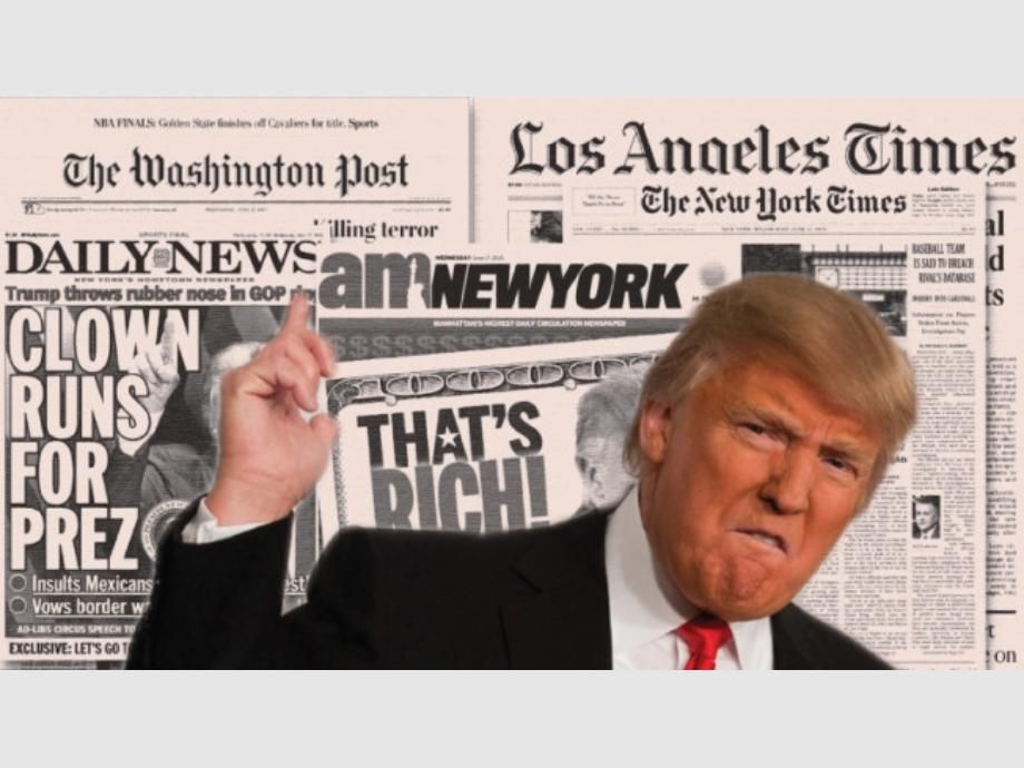 Trump ataca a medios y echa a periodistas.