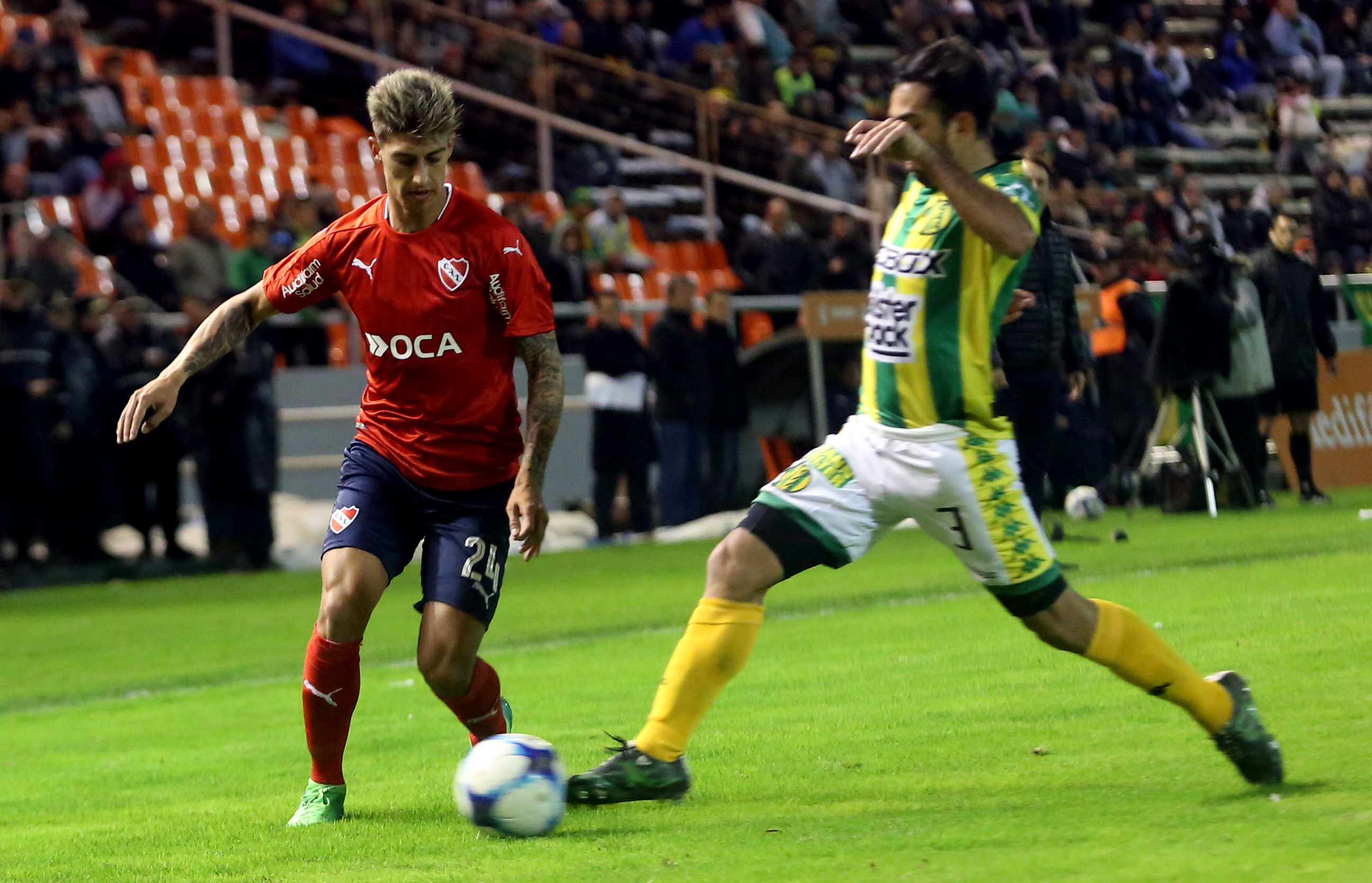 Télam 26/05/2017 Mar del Plata: Aldosivi recibe a Independiente en el estadio José María Minella por la 26ta fecha del Torneo de Primera División. foto Izquierdo/ JR