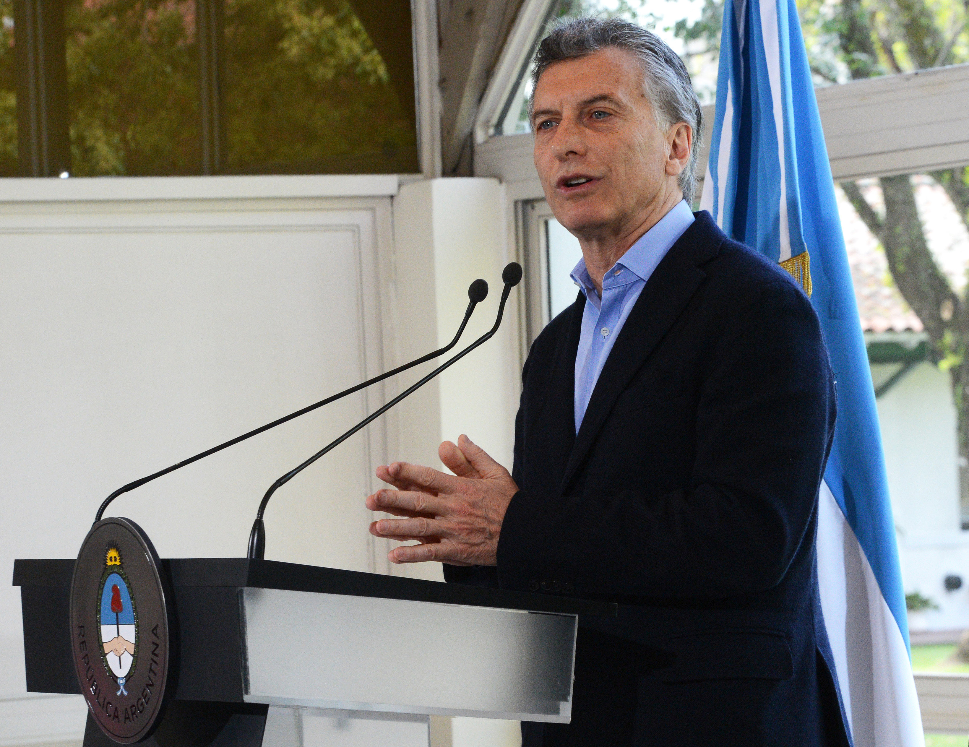DYN25, OLIVOS, 27/09/2017, EL PRESIDENTE MAURICIO MACRI MANTUVO UN ENCUENTRO CON L�DERES DE EMPRESAS QUE ASUMIERON EL COMPROMISO DE INVERTIR EN POL�TICAS DE INVESTIGACI�N Y DESARROLLO ESTA MA�ANA, EN LA RESIDENCIA DE OLIVOS. FOTO:DYN/PRESIDENCIA.