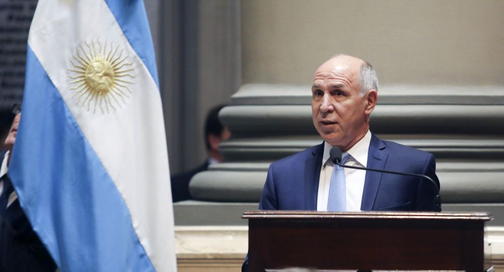 zzzznacp2 NOTICIAS ARGENTINAS BAIRES, MARZO 6: El presiudente de la Corte Suprema de la Nacion, Ricardo Lorenzetti, encabeza el acto de apertura del año judicial donde se presentará una política de Estado para la transformación de los poderes judiciales.Foto NA: JUAN VARGAS zzzz