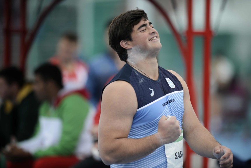 Juegos Olímpicos de la Juventud, el lanzador de bala Nazareno Sasia .Fotos Emmanuel Fernández Juegos Olímpicos de la Juventud, el lanzador de bala Nazareno Sasia .Fotos Emmanuel Fernández