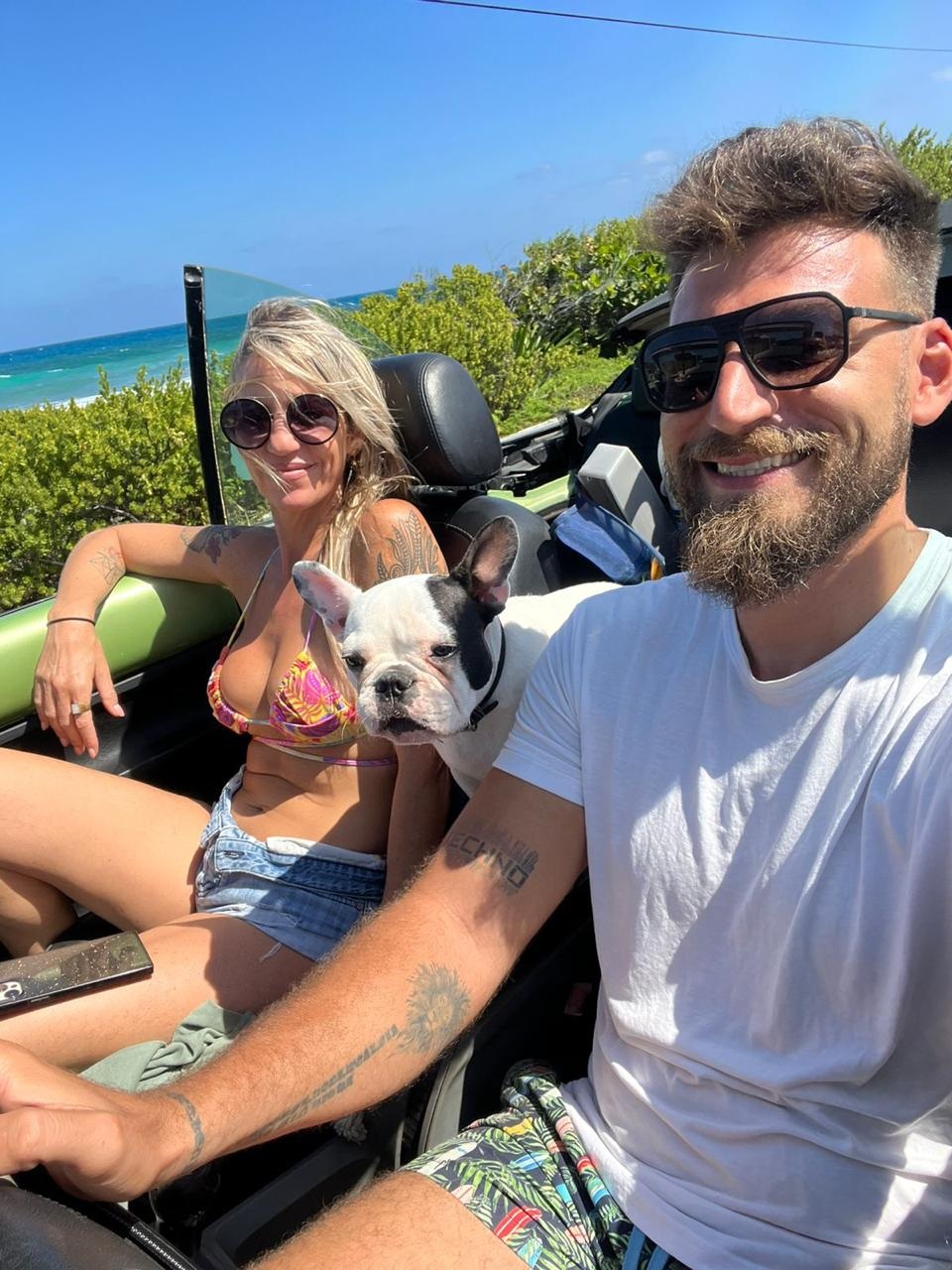 Matías Ross junto a su novia israelita Matías Ross junto a su novia israelita