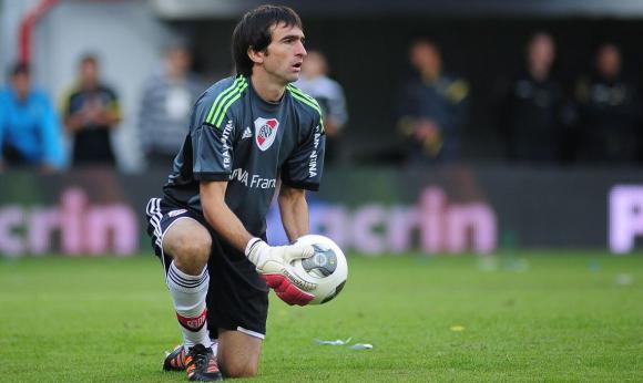 Indiscutido. Marcelo Barovero se ganó su lugar en el arco de River y apunta a ganar todo en este semestre.