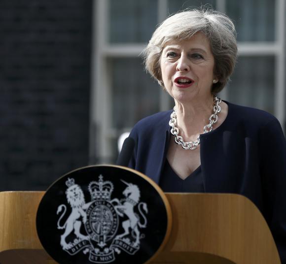 Histórico. May es la segunda premier en la historia británica.
